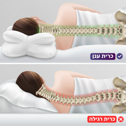 כרית ענן - תמיכה שעוזרת לקום פחות תפוסים בבוקר